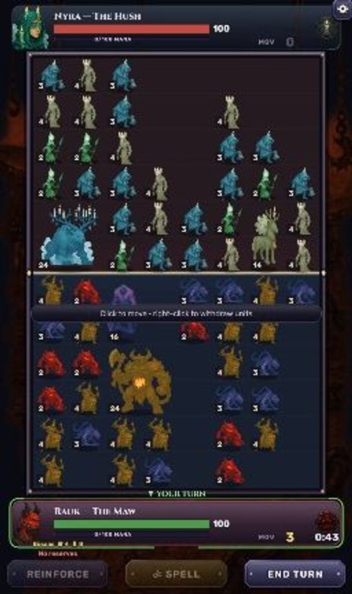 A Vexbound battle: The Maw versus The Hush